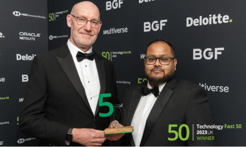 Moasure als 29. schnellstwachsendes Unternehmen bei Deloitte's 'UK Fast 50' ausgezeichnet