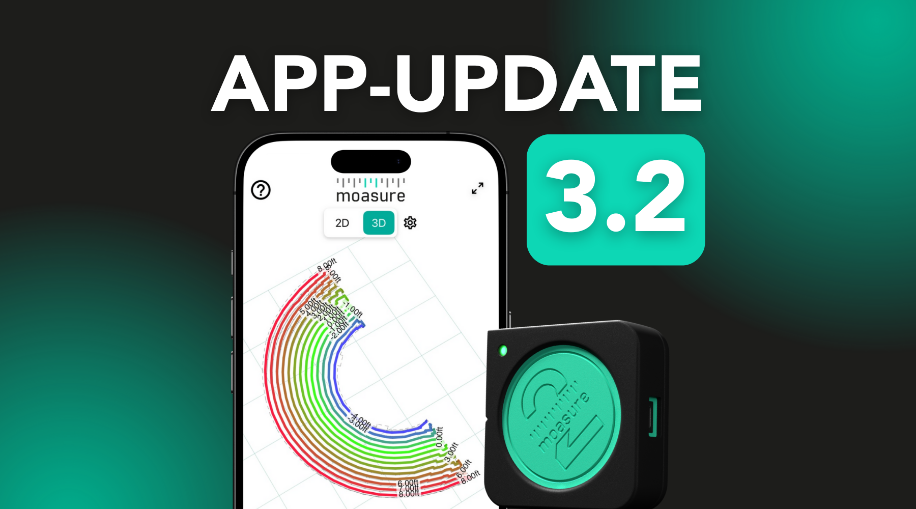App-Update 3.2: Mehr Möglichkeiten, Messungen individuell anzupassen