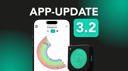 App-Update 3.2: Mehr Möglichkeiten, Messungen individuell anzupassen